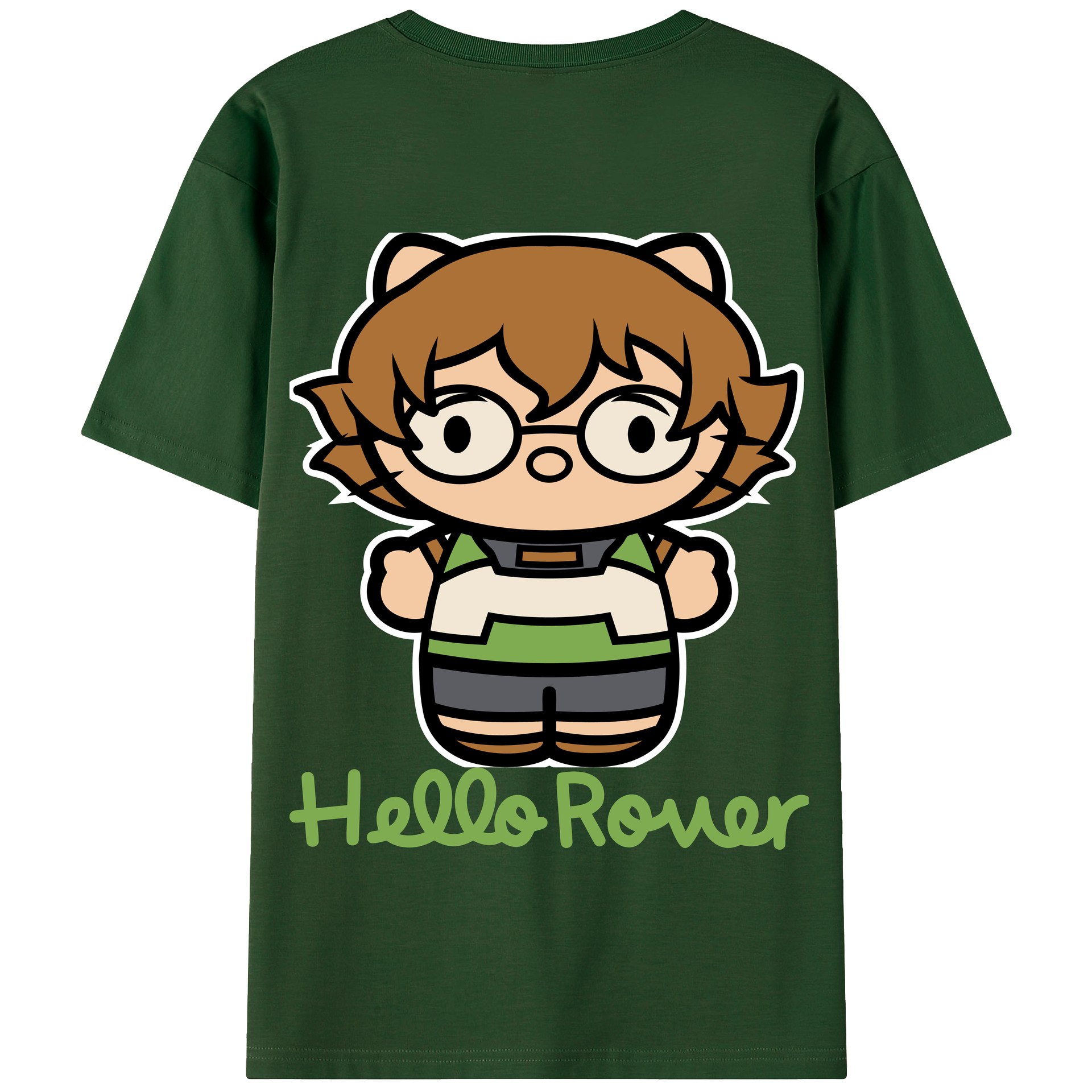 （画像用） Hello Kitty ハローキティ 綿100％半袖Tシャツ（背面プリント）